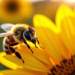 Abeilles aux yeux blancs : décryptage d’un signe distinctif et conseils pour ne pas se tromper